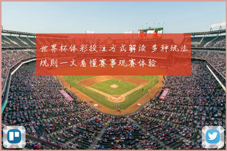 世界杯体彩投注方式解读 多种玩法规则一文看懂赛事观赛体验